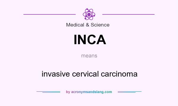 What does INCA mean? It stands for invasive cervical carcinoma