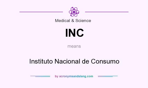 What does INC mean? It stands for Instituto Nacional de Consumo