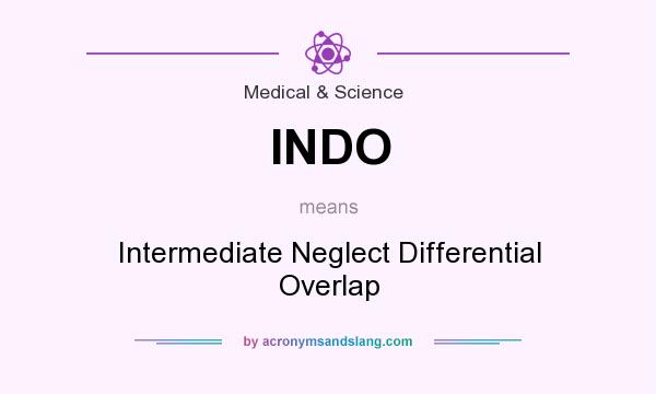 What does INDO mean? It stands for Intermediate Neglect Differential Overlap