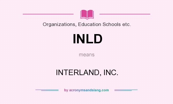 What does INLD mean? It stands for INTERLAND, INC.