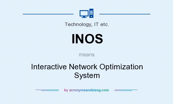 What does INOS mean? It stands for Interactive Network Optimization System