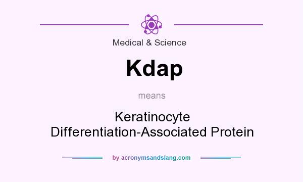 What does Kdap mean? It stands for Keratinocyte Differentiation-Associated Protein