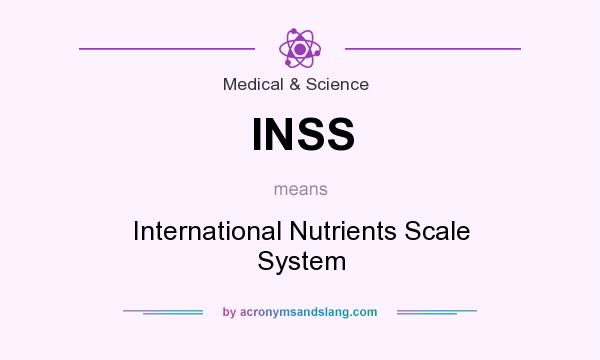 What does INSS mean? It stands for International Nutrients Scale System