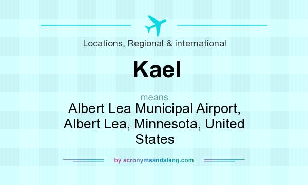 What does Kael mean? It stands for Albert Lea Municipal Airport, Albert Lea, Minnesota, United States
