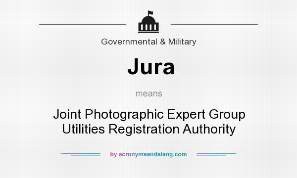 What does Jura mean? It stands for Joint Photographic Expert Group Utilities Registration Authority