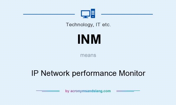 What does INM mean? It stands for IP Network performance Monitor