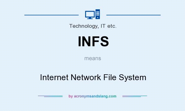 What does INFS mean? It stands for Internet Network File System