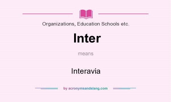 What does Inter mean? It stands for Interavia