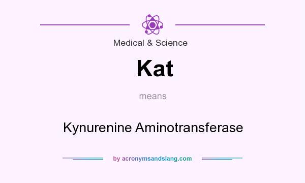 What does Kat mean? It stands for Kynurenine Aminotransferase