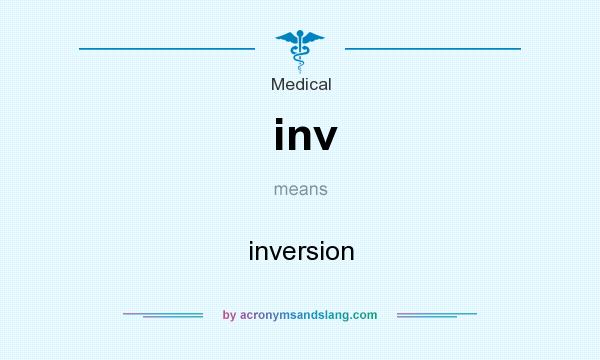 What does inv mean? It stands for inversion