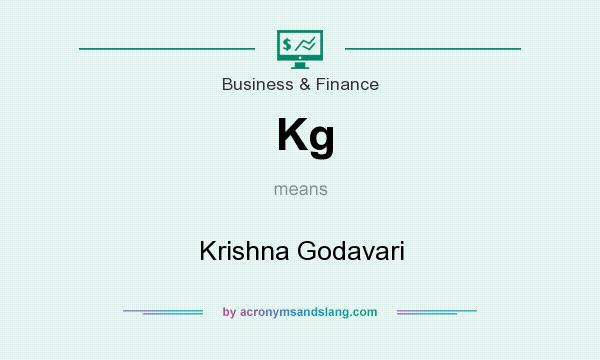 What does Kg mean? It stands for Krishna Godavari