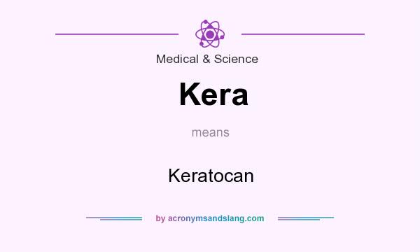 What does Kera mean? It stands for Keratocan