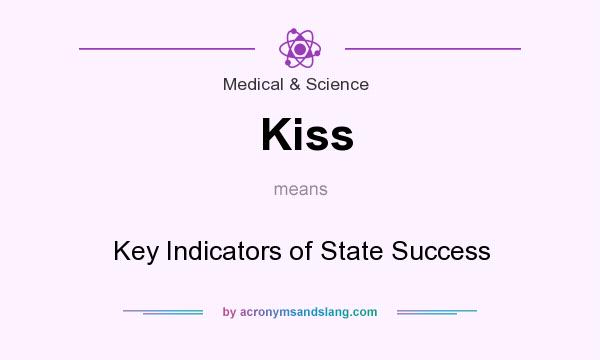 What does Kiss mean? It stands for Key Indicators of State Success