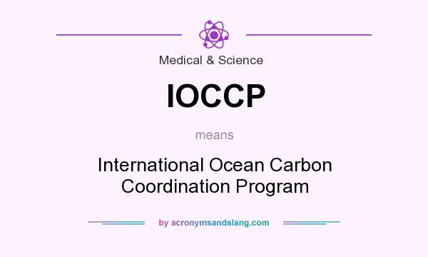 What does IOCCP mean? It stands for International Ocean Carbon Coordination Program