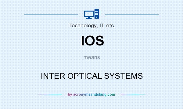 What does IOS mean? It stands for INTER OPTICAL SYSTEMS