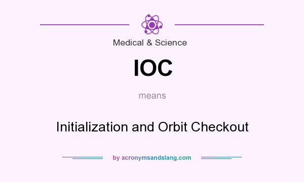 What does IOC mean? It stands for Initialization and Orbit Checkout