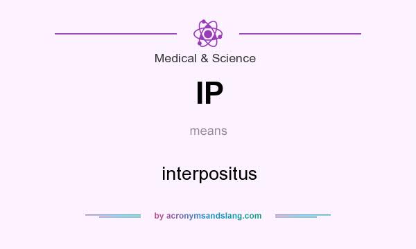 What does IP mean? It stands for interpositus