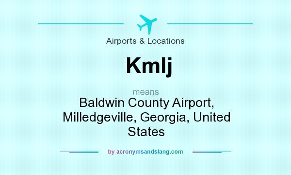 What does Kmlj mean? It stands for Baldwin County Airport, Milledgeville, Georgia, United States