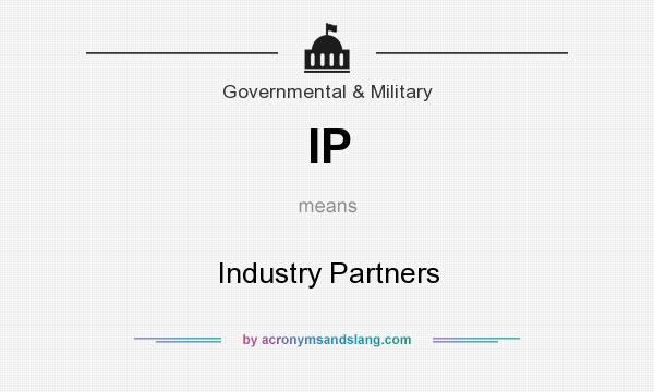 What does IP mean? It stands for Industry Partners