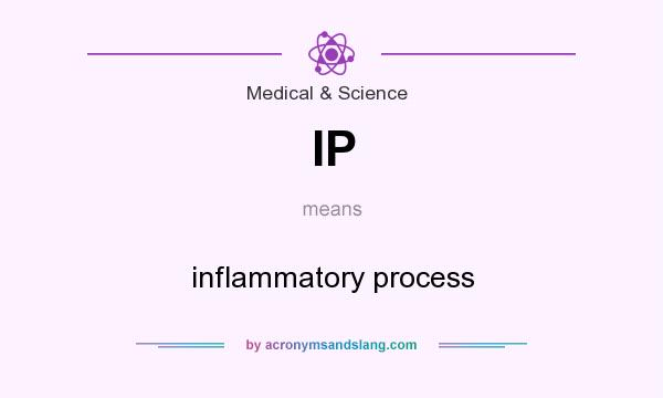 What does IP mean? It stands for inflammatory process