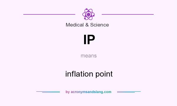 What does IP mean? It stands for inflation point