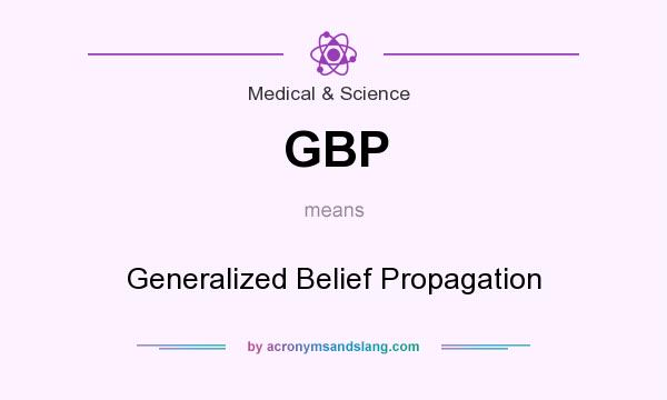 What does GBP mean? It stands for Generalized Belief Propagation