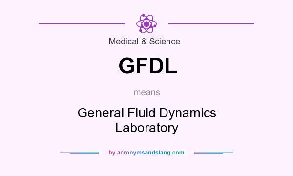 What does GFDL mean? It stands for General Fluid Dynamics Laboratory