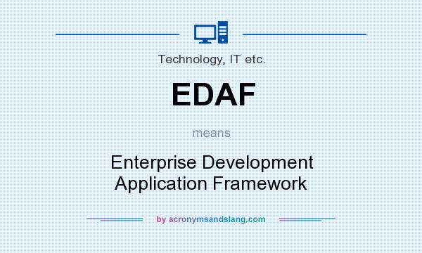 What does EDAF mean? It stands for Enterprise Development Application Framework