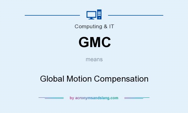 What does GMC mean? It stands for Global Motion Compensation