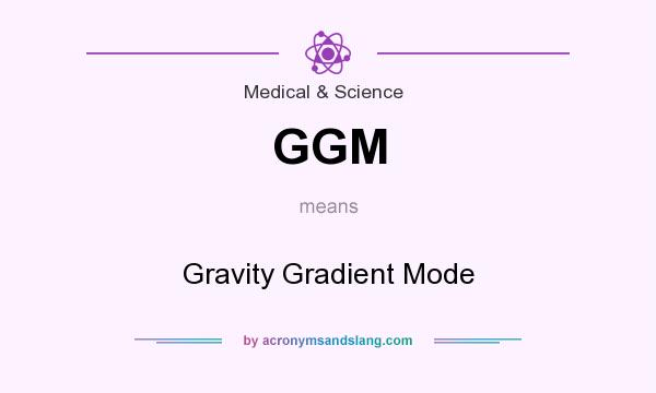 What does GGM mean? It stands for Gravity Gradient Mode