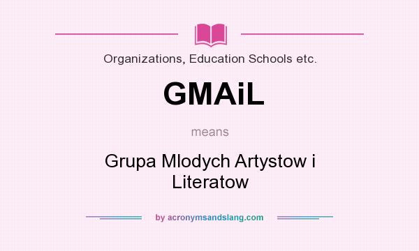 What does GMAiL mean? It stands for Grupa Mlodych Artystow i Literatow