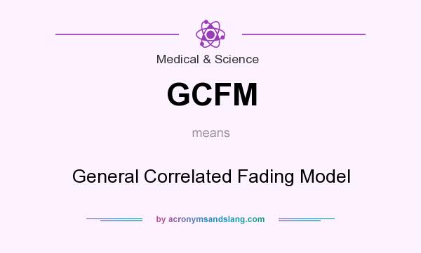 What does GCFM mean? It stands for General Correlated Fading Model