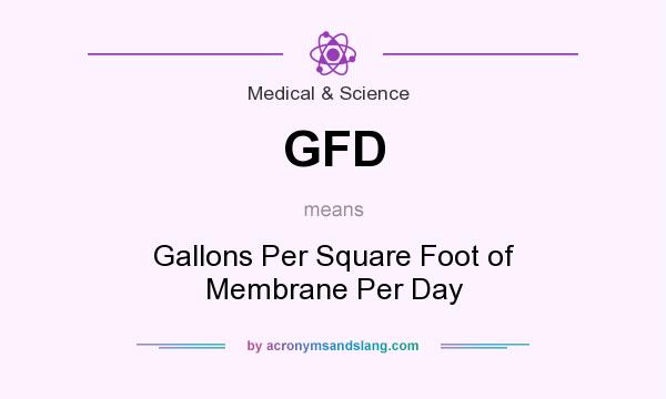 What does GFD mean? It stands for Gallons Per Square Foot of Membrane Per Day
