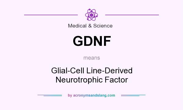 What does GDNF mean? It stands for Glial-Cell Line-Derived Neurotrophic Factor
