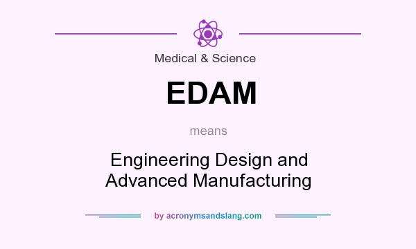 What does EDAM mean? It stands for Engineering Design and Advanced Manufacturing