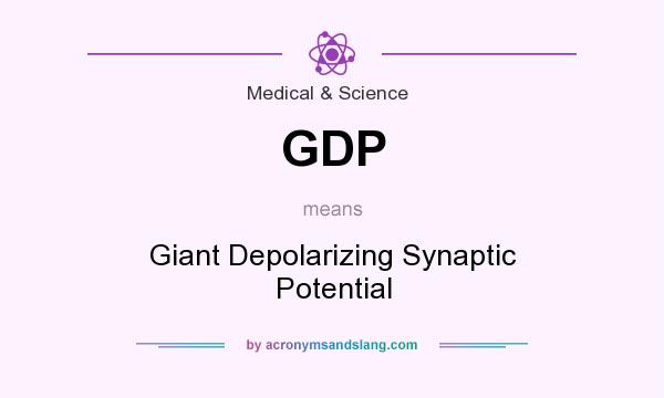 What does GDP mean? It stands for Giant Depolarizing Synaptic Potential