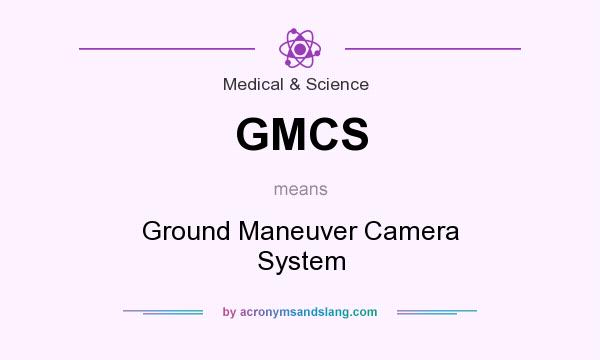 What does GMCS mean? It stands for Ground Maneuver Camera System