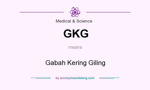 What does GKG mean? It stands for Gabah Kering Giling