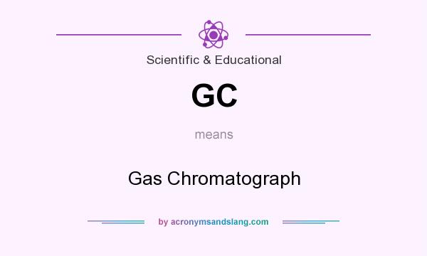 What does GC mean? It stands for Gas Chromatograph