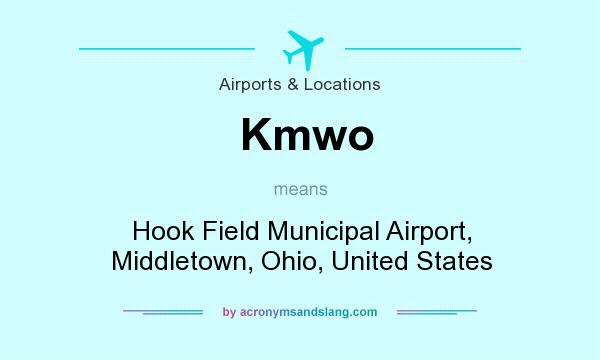 What does Kmwo mean? It stands for Hook Field Municipal Airport, Middletown, Ohio, United States