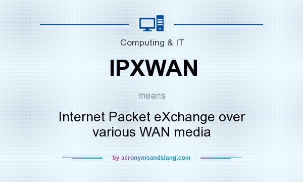 What does IPXWAN mean? It stands for Internet Packet eXchange over various WAN media