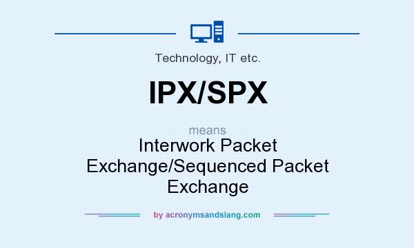 What does IPX/SPX mean? It stands for Interwork Packet Exchange/Sequenced Packet Exchange