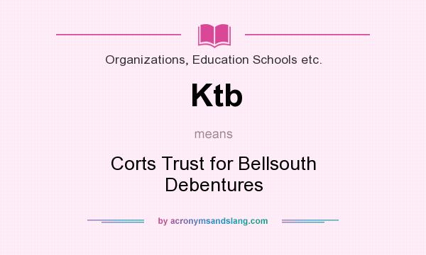 What does Ktb mean? It stands for Corts Trust for Bellsouth Debentures