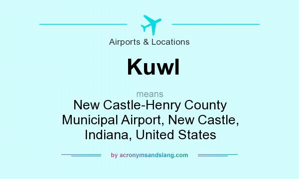 What does Kuwl mean? It stands for New Castle-Henry County Municipal Airport, New Castle, Indiana, United States