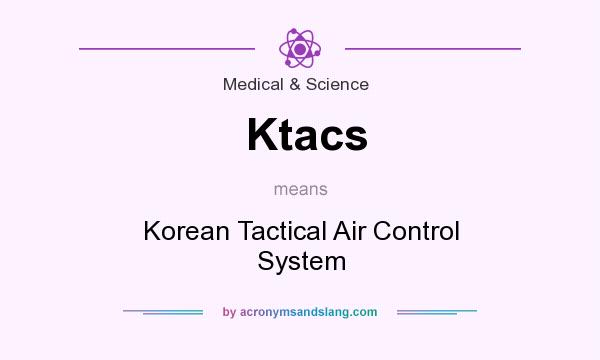 What does Ktacs mean? It stands for Korean Tactical Air Control System