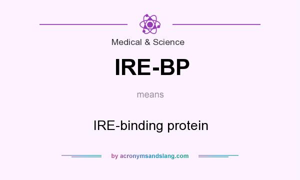 What does IRE-BP mean? It stands for IRE-binding protein