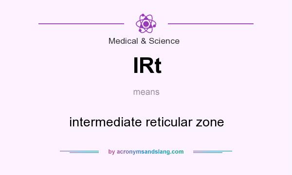 What does IRt mean? It stands for intermediate reticular zone