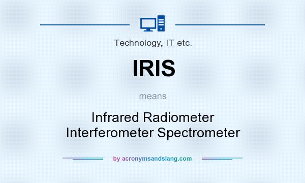 What does IRIS mean? It stands for Infrared Radiometer Interferometer Spectrometer