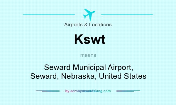 What does Kswt mean? It stands for Seward Municipal Airport, Seward, Nebraska, United States