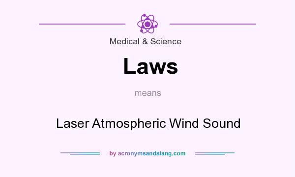 What does Laws mean? It stands for Laser Atmospheric Wind Sound